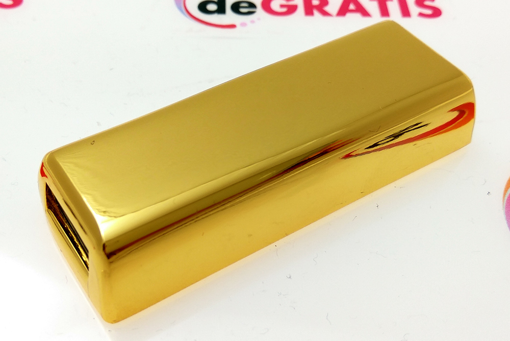 Memorias usb originales en forma de lingotes de oro