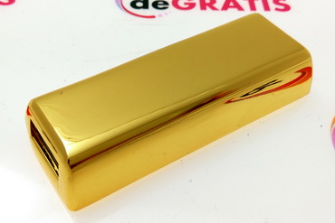 Memorias usb originales en forma de lingotes de oro